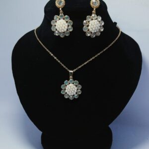 Crystal Earrings And Necklace Set New Trending Product